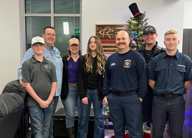 Sharing Thanksgiving with our local First Responders. Thumb